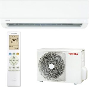 【商品配送のみ】 東芝 ルームエアコン 6畳用 2.2kW RAS-N221TE(W) ホワイト 室内機高さ25㎝のコンパクトタイプ 熱交換器洗浄